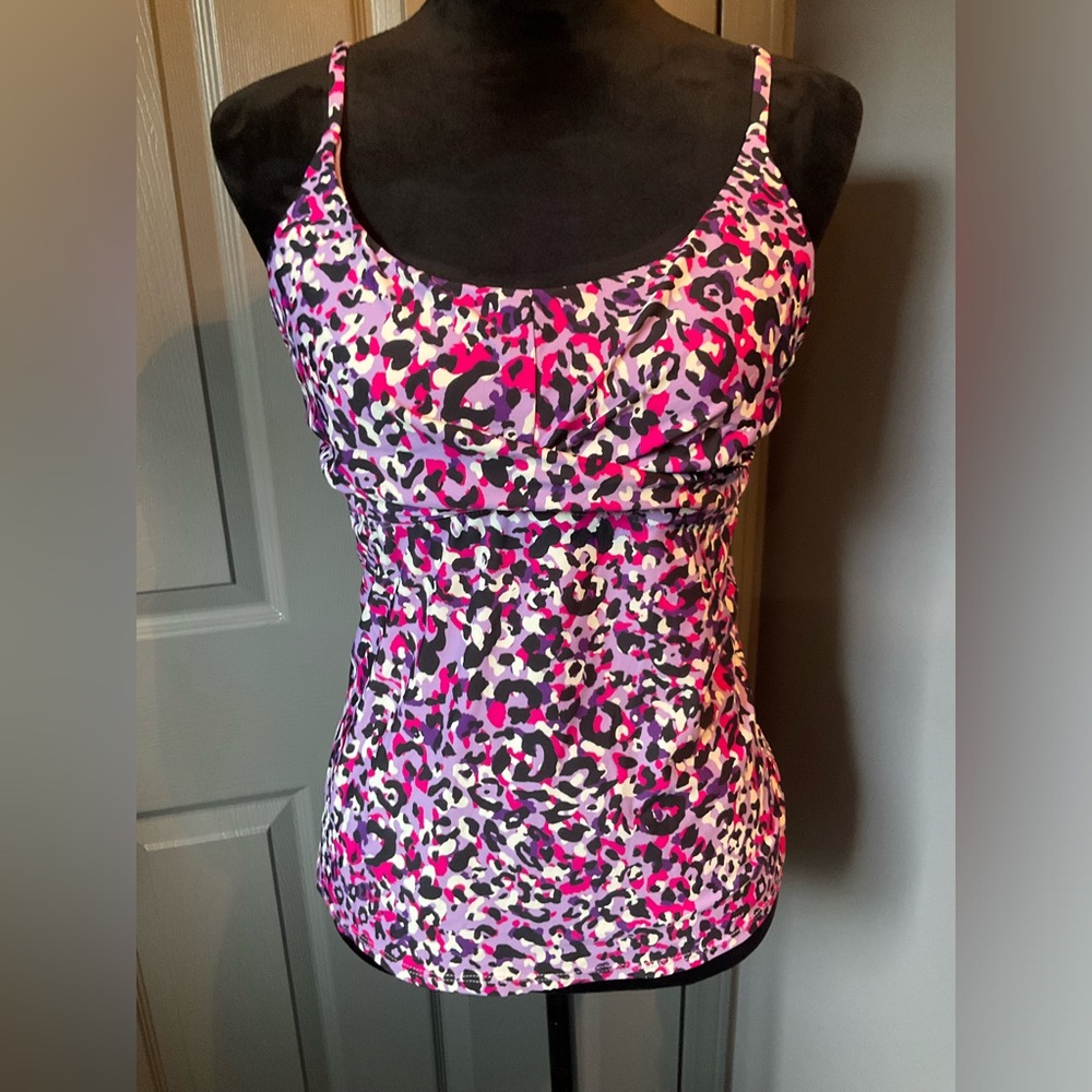 Mynah large multi (purple) swim top